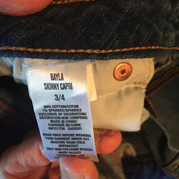 Aeropostale "Bayla" Skinny Capri size 3/4 - Picture 6 of 7